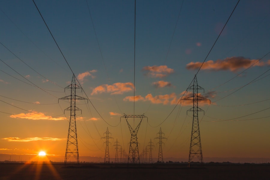 Infrastructure haute tension